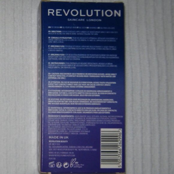 Revolution Skin Care London Overnight Squalane Eye cream Vegan Cruelty Free New - Picture 3 of 3